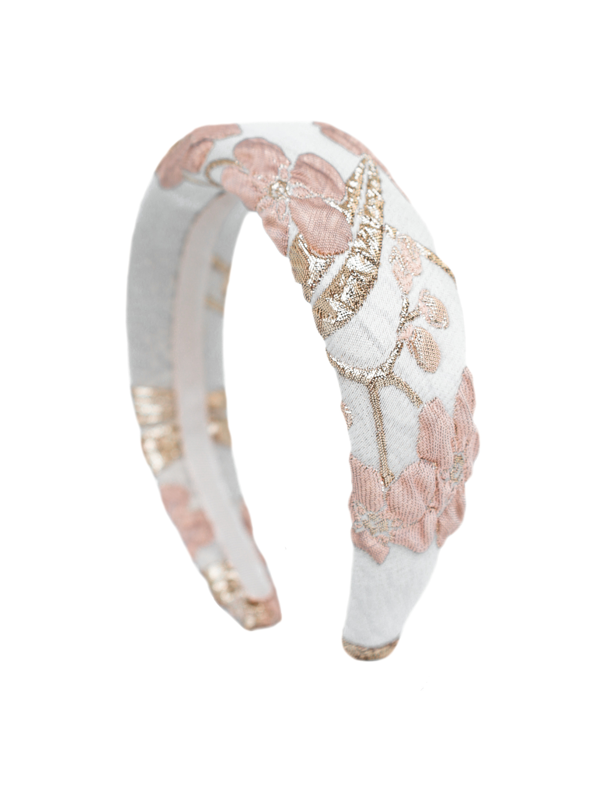Elina Blush & Gold Headband