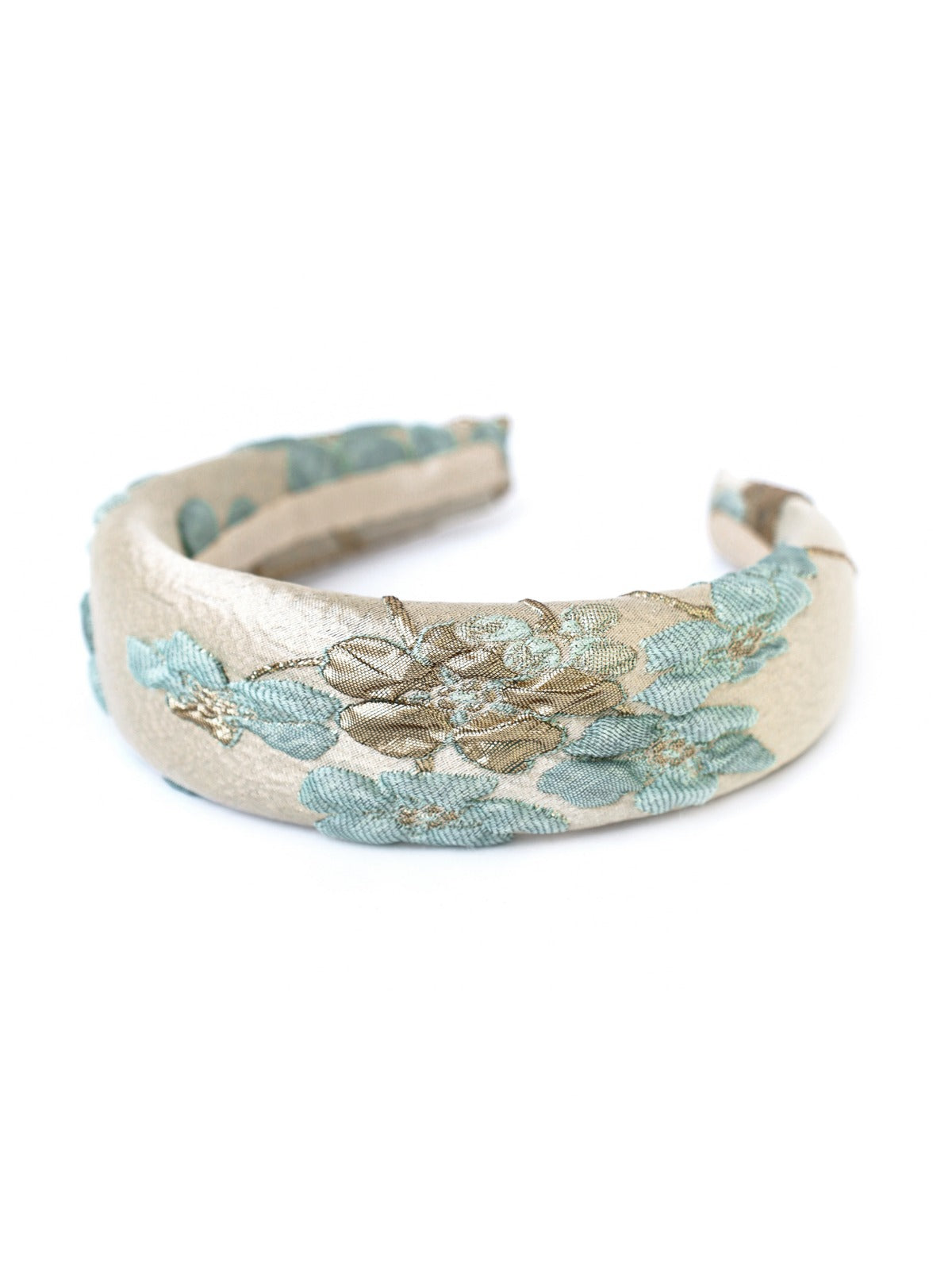 Elina Mint & Gold Headband