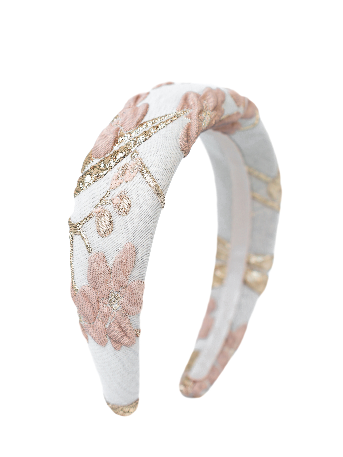 Elina Blush & Gold Headband