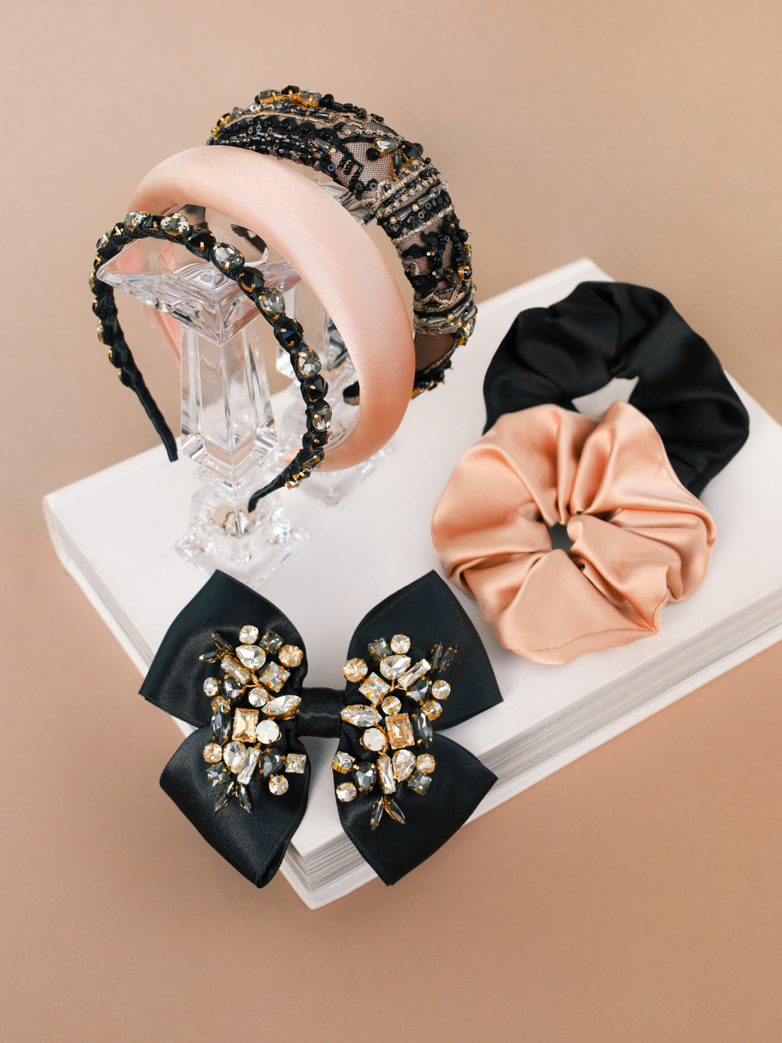 Peach & Black Set