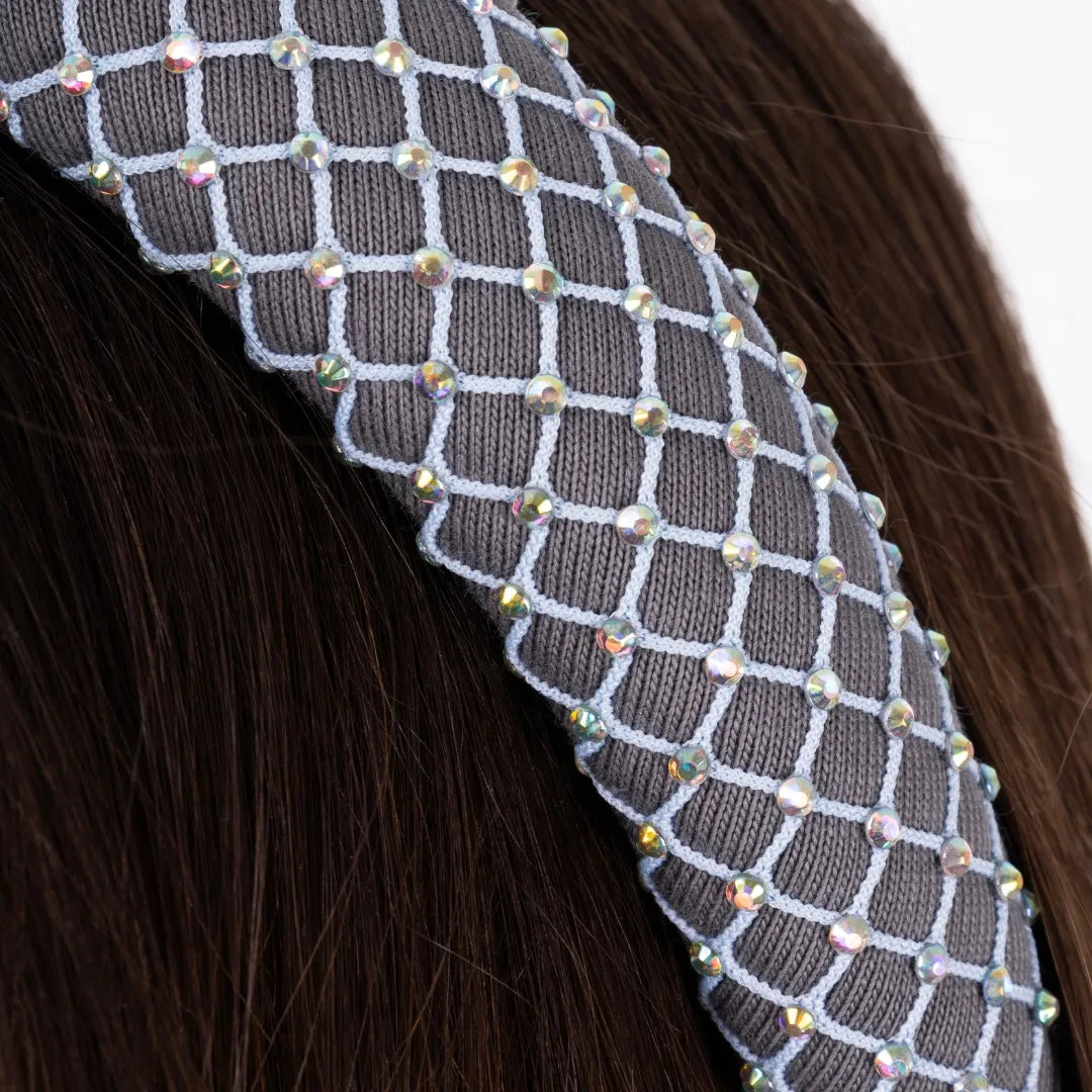 Rhinestone mesh headband
