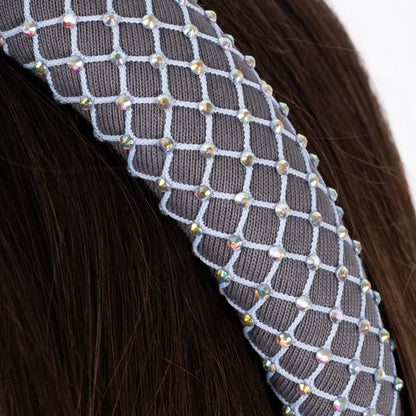 Rhinestone mesh headband