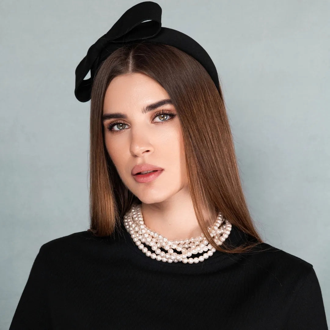 Pearl necklace 6 rows Ivory