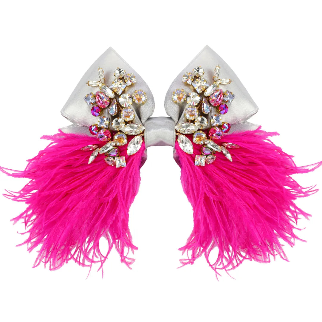 Bow Gilbert Silver &amp; Neon Pink