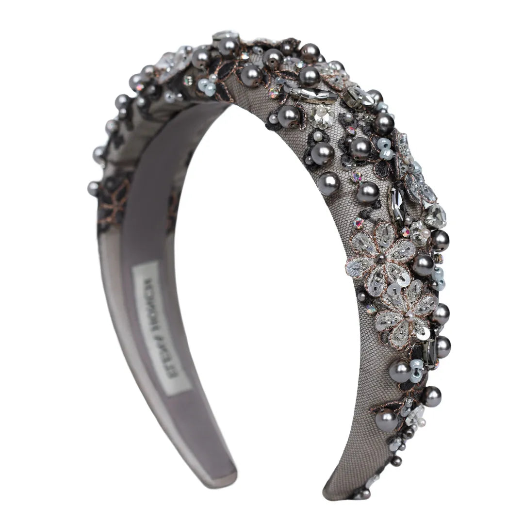 Caroline Silver Headband