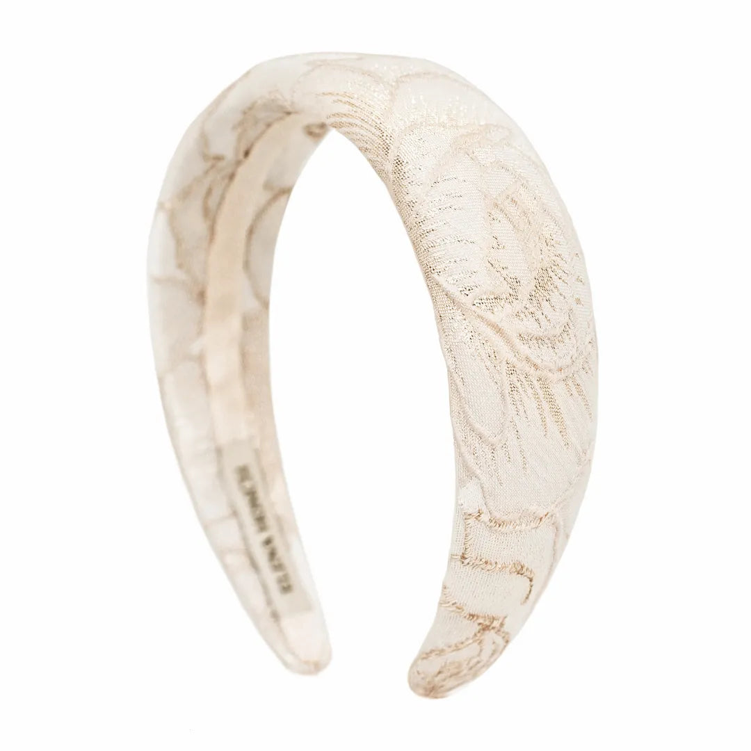 Elina Rose Ivory Headband