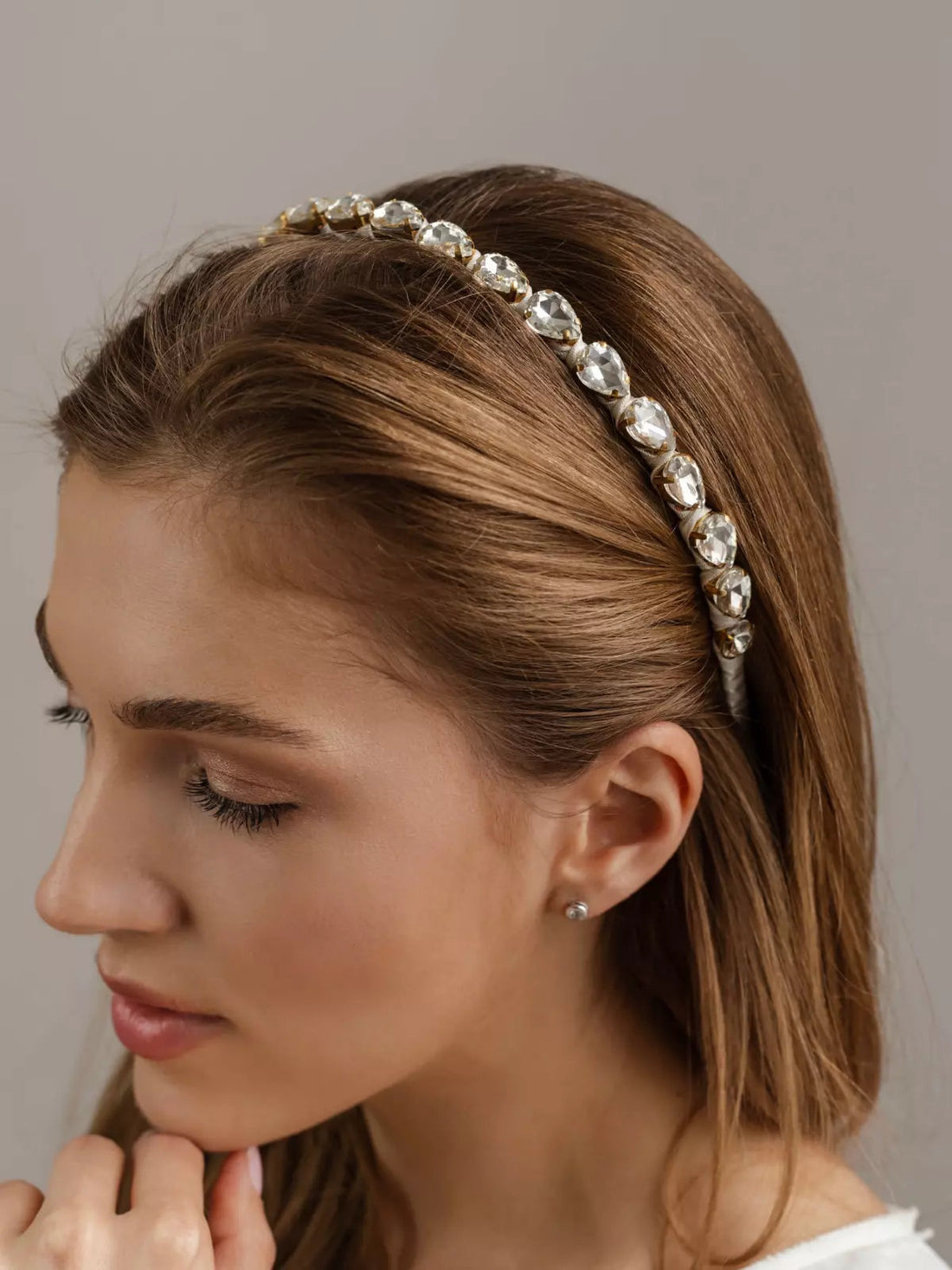 Headband Barbara Ivory