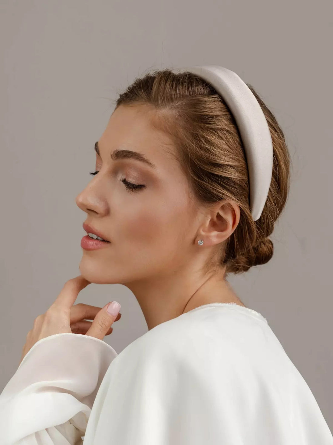 Basic Pearl Ivory Headband