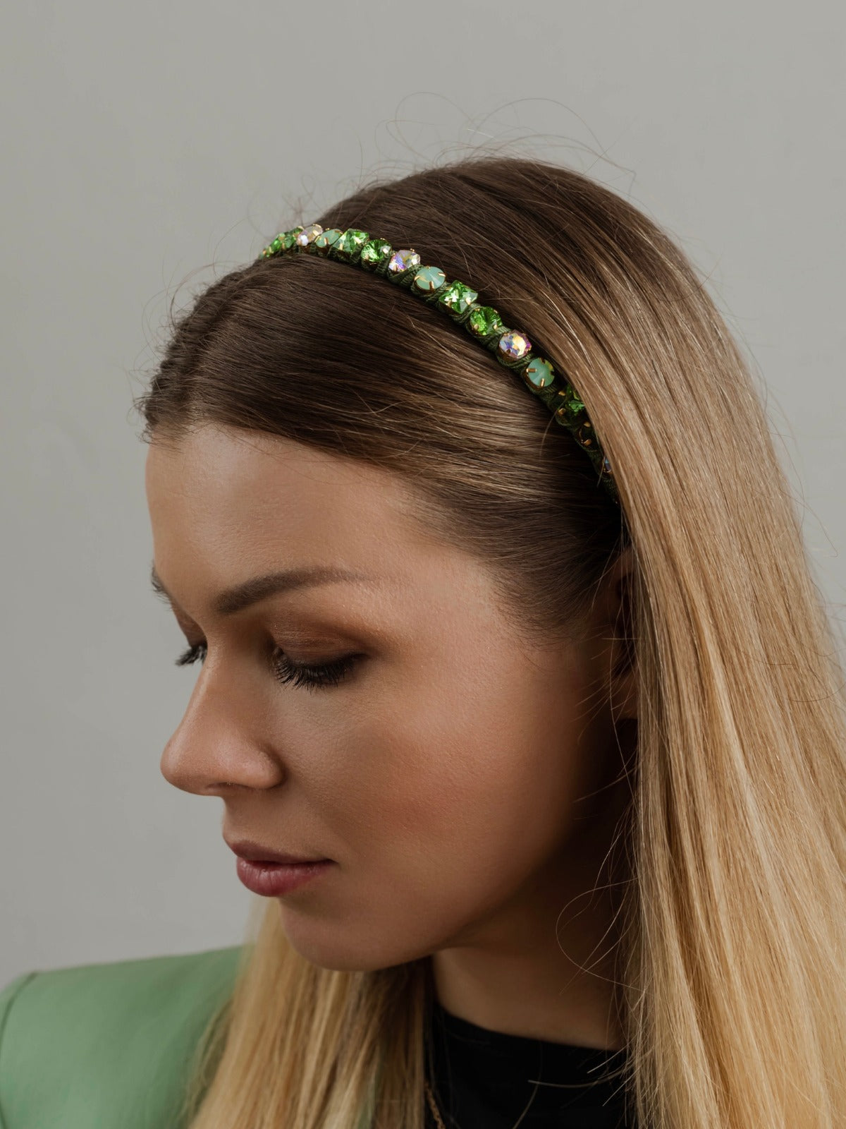 Anabel Sheen Green Headband