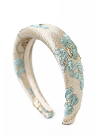 Elina Mint &amp; Gold Headband
