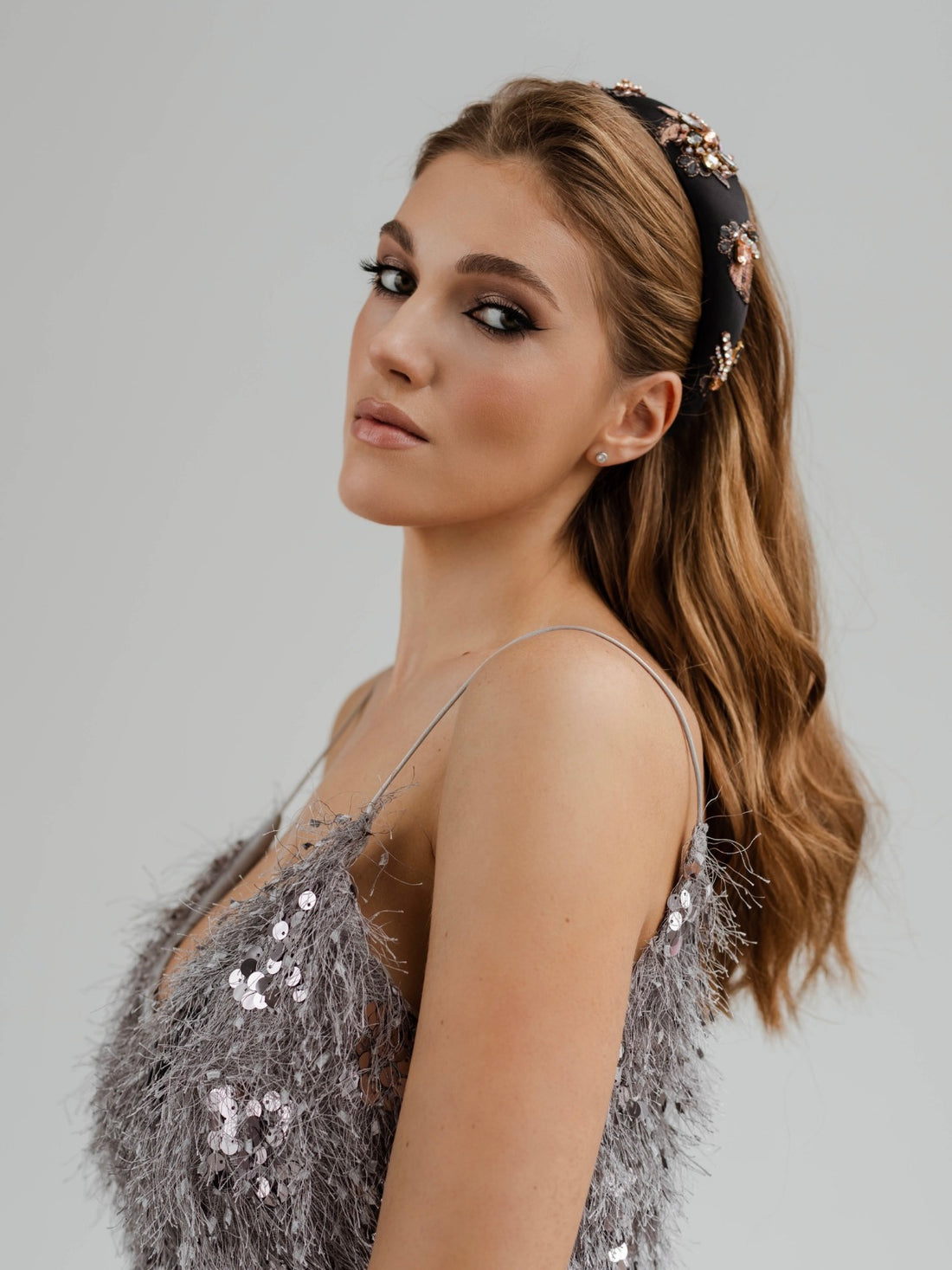 Miriam Black & Rose Gold Headband