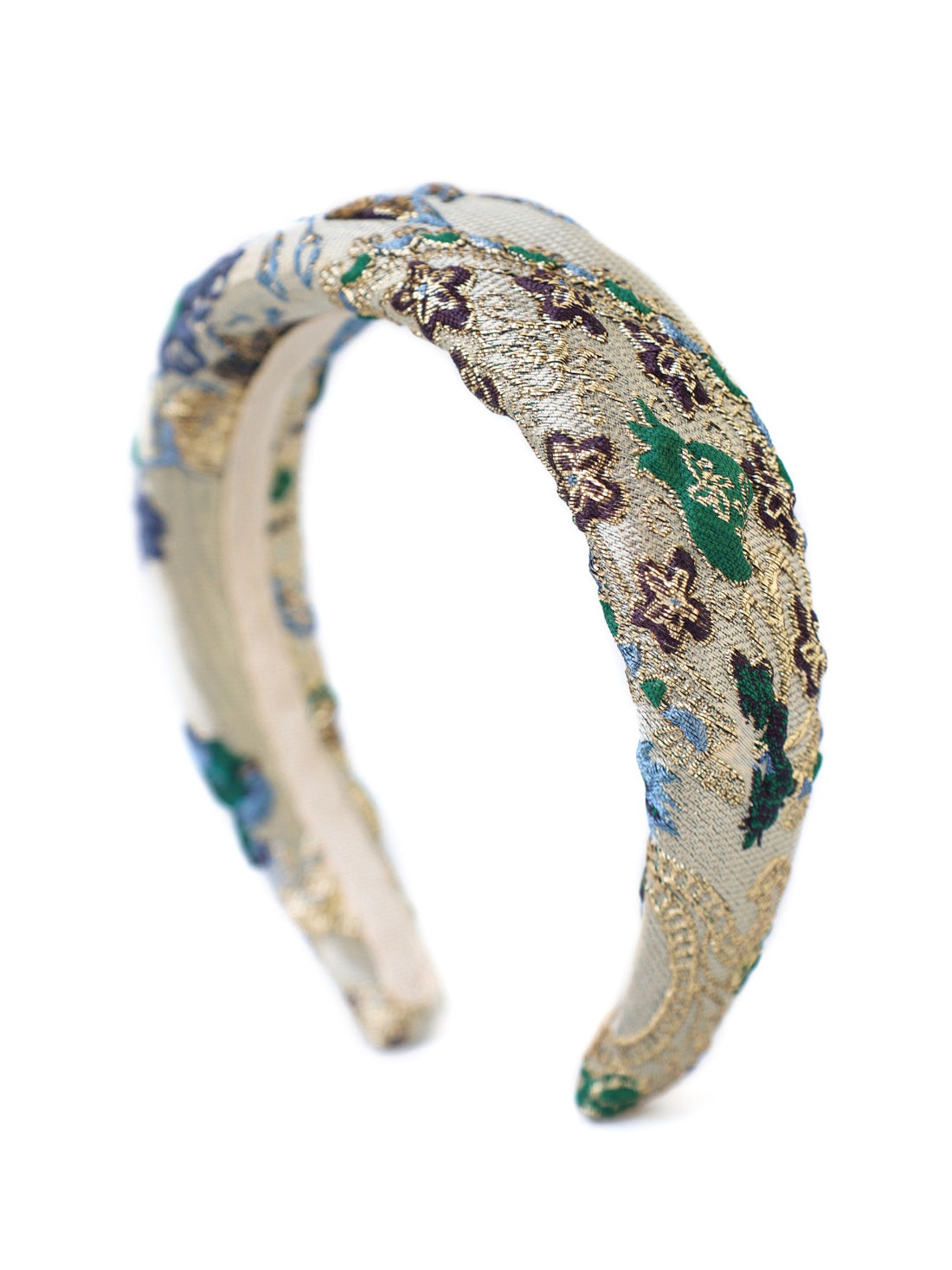 Elina Green &amp; Gold Headband