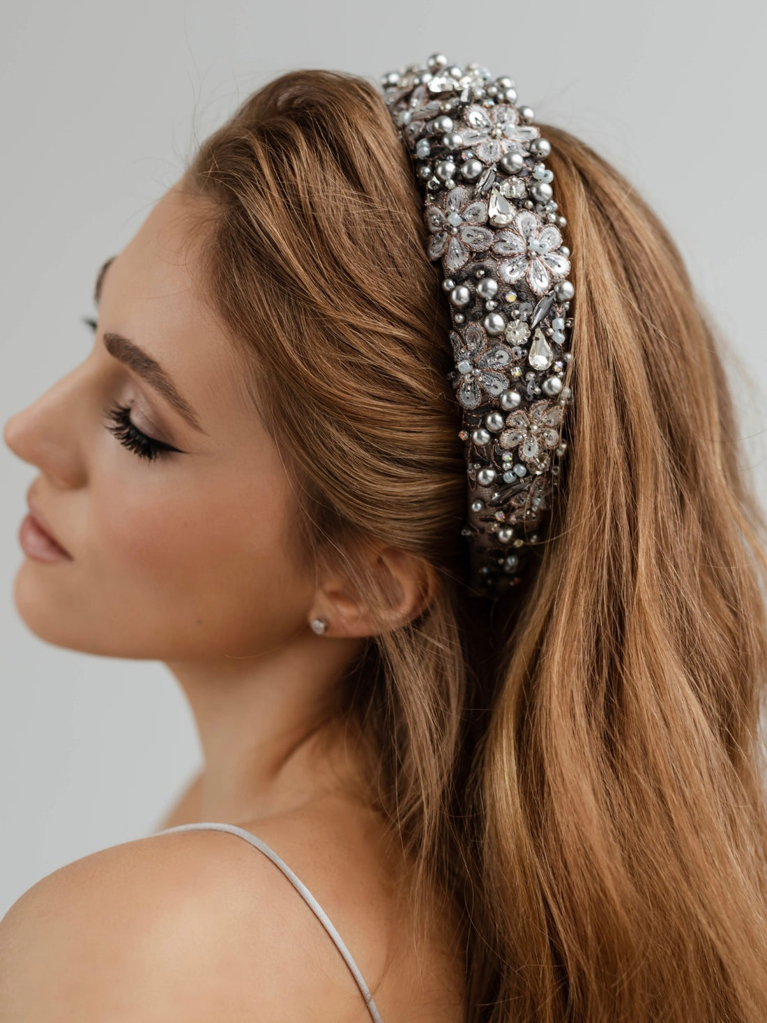Caroline Silver Headband