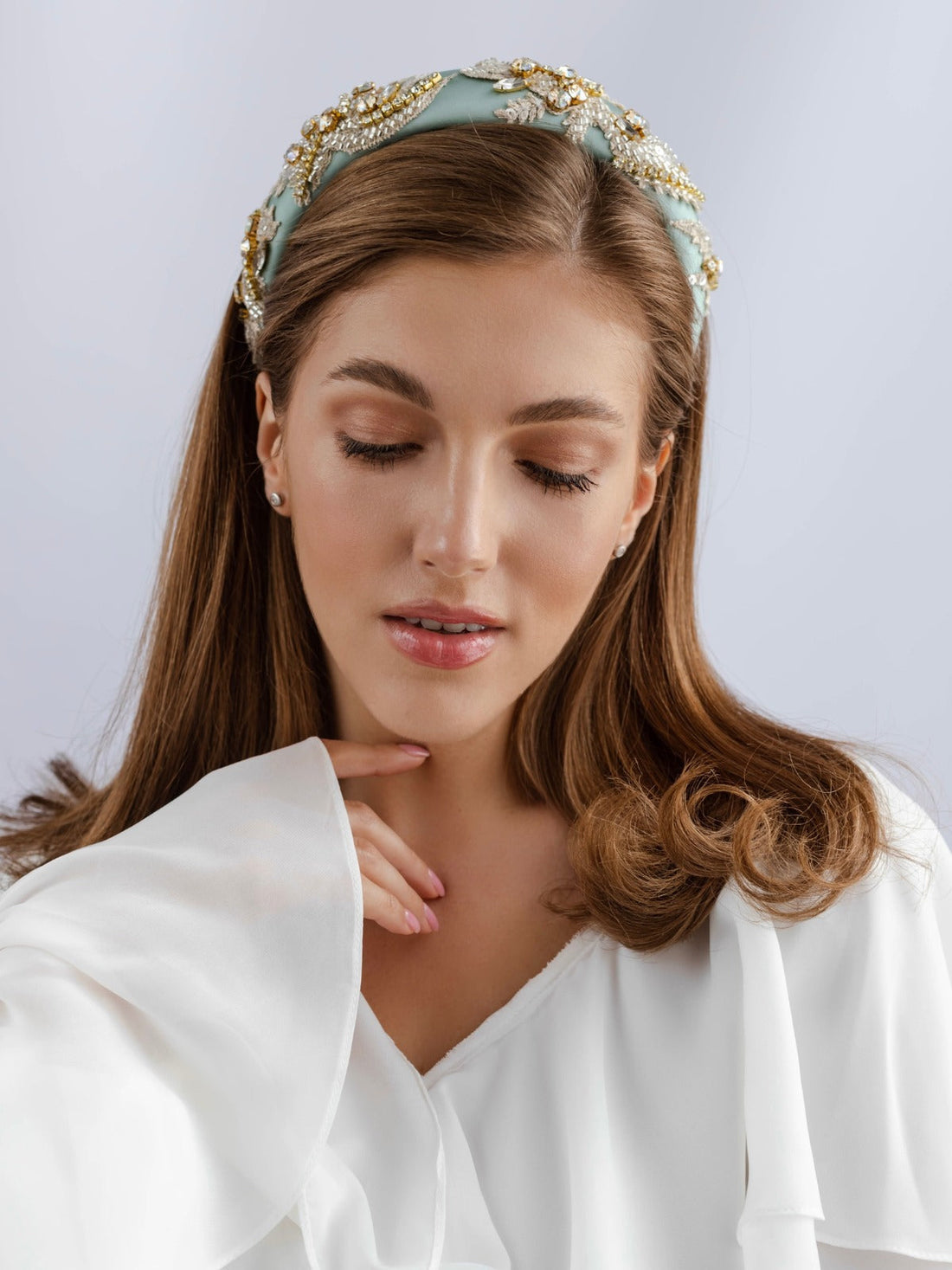 Ophelia Mint Headband