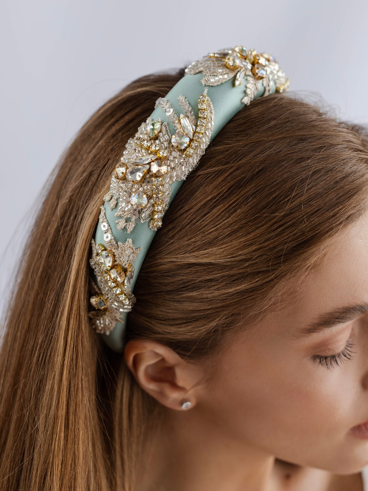Ophelia Mint Headband
